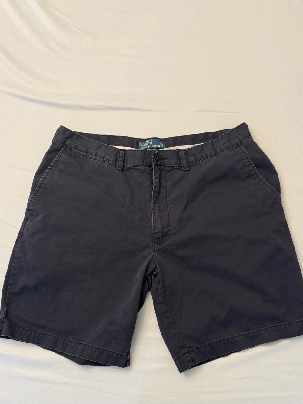 Polo Ralph Lauren Prospect Shorts Mens 38 Navy 100% Cotton Chino 9”